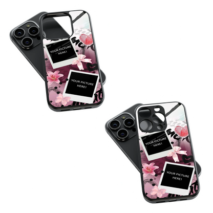 Polaroid Personalised Glass Phone Case