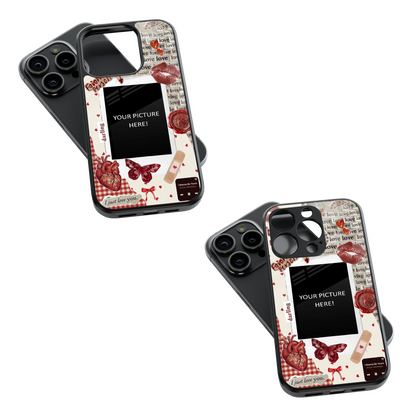 Polaroid Personalised Glass Phone Case