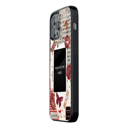 Polaroid Personalised Glass Phone Case