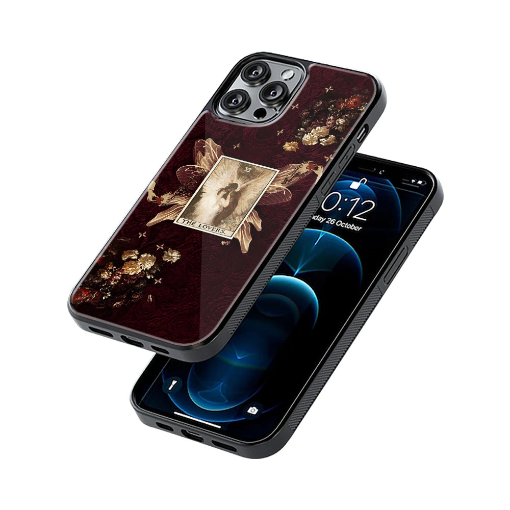 Protective Glass Back Phone Case Compatible with iPhone, Samsung, OnePlus, Pixel & More