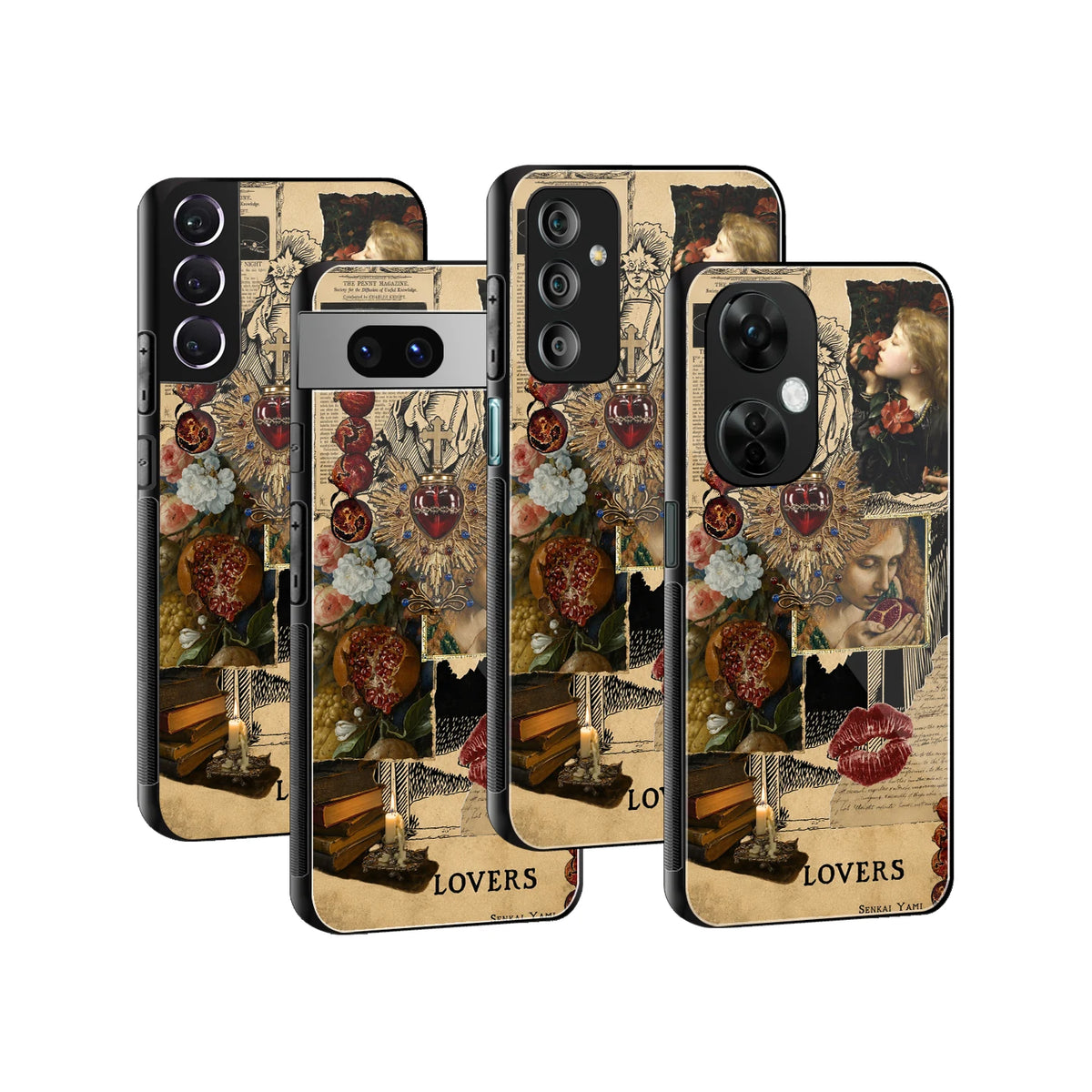 Stylish Glass Back Case for All Smartphones iPhone, Samsung, OnePlus, Pixel, Redmi, Oppo, Vivo, Motorola