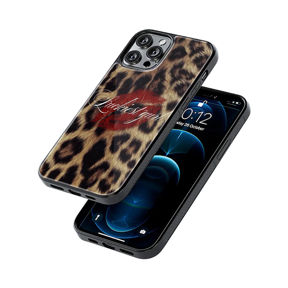 Protective Glass Back Phone Case Compatible with iPhone, Samsung, OnePlus, Pixel & More