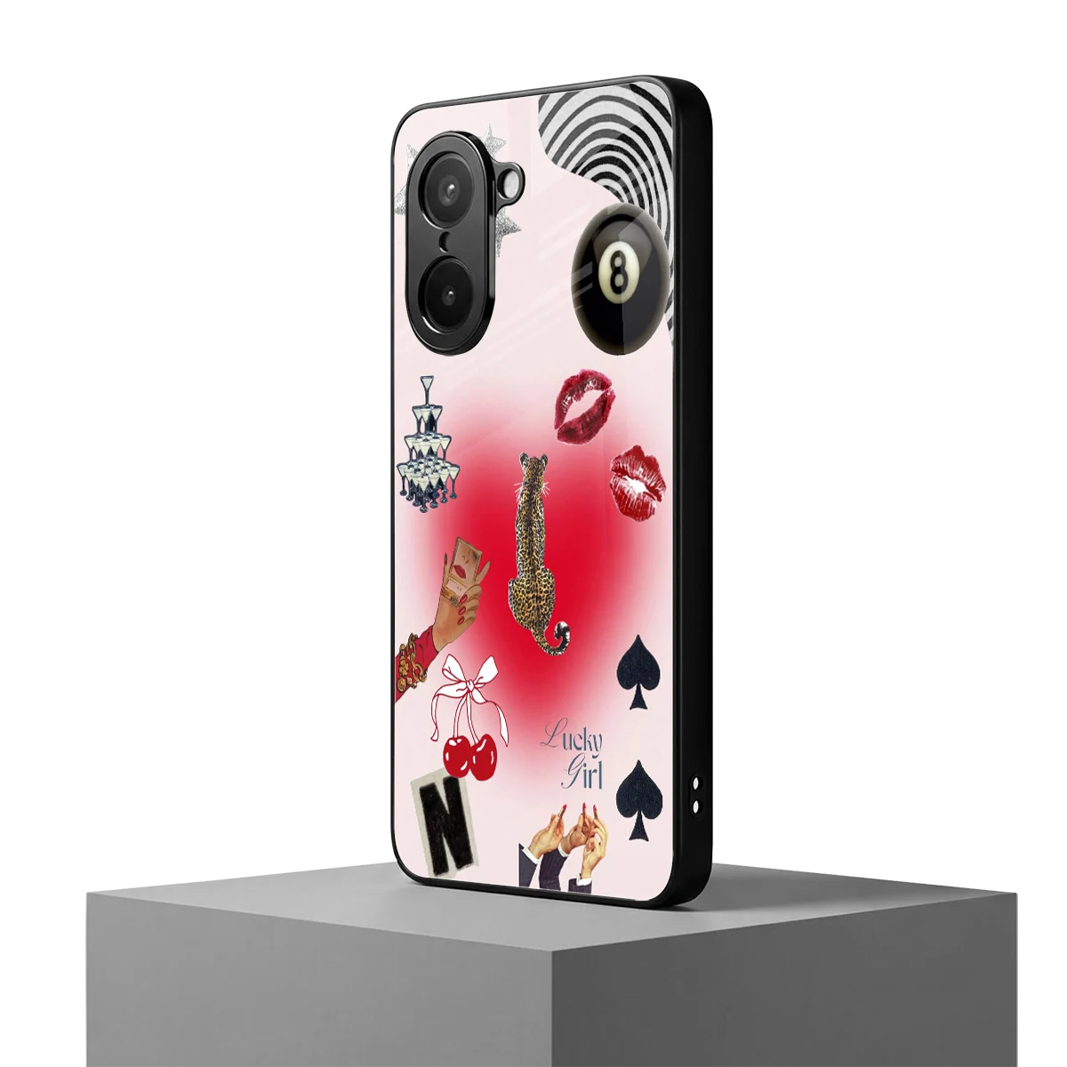 Lucky Charm oneplus nord ce5 5g mobile cover | shockproof glass phone case