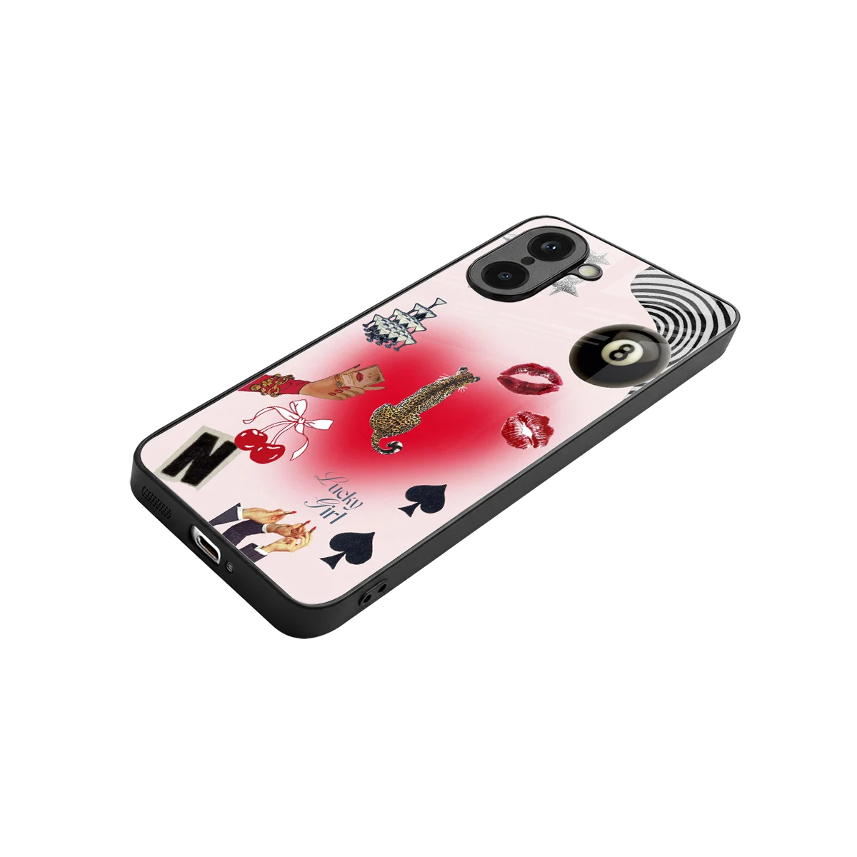 Lucky Charm stylish phone case for oneplus nord ce5 5g | glossy glass and slim fit