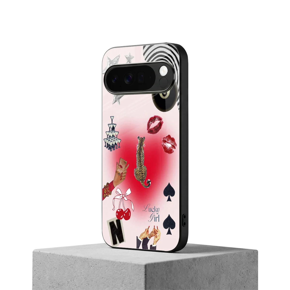 Lucky Charm google pixel 10 pro xl mobile cover | shockproof glass phone case