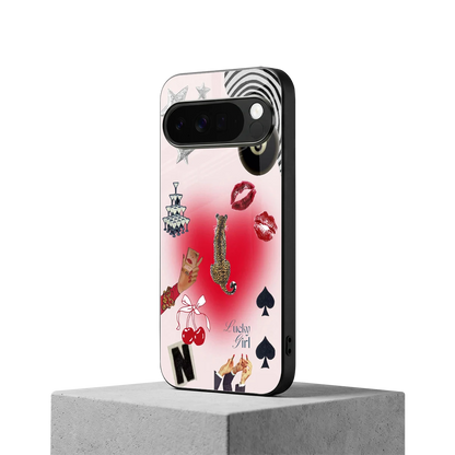 Lucky Charm google pixel 10 pro xl mobile cover | shockproof glass phone case