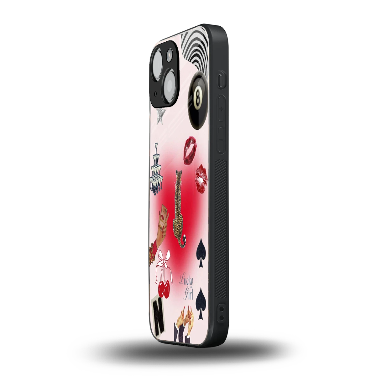 Lucky Charm iphone 13 mini mobile cover | shockproof glass phone case