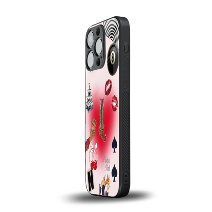 Lucky Charm iphone 13 pro mobile cover | shockproof glass phone case
