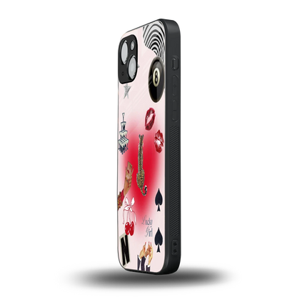 Lucky Charm iphone 14 mobile cover | shockproof glass phone case