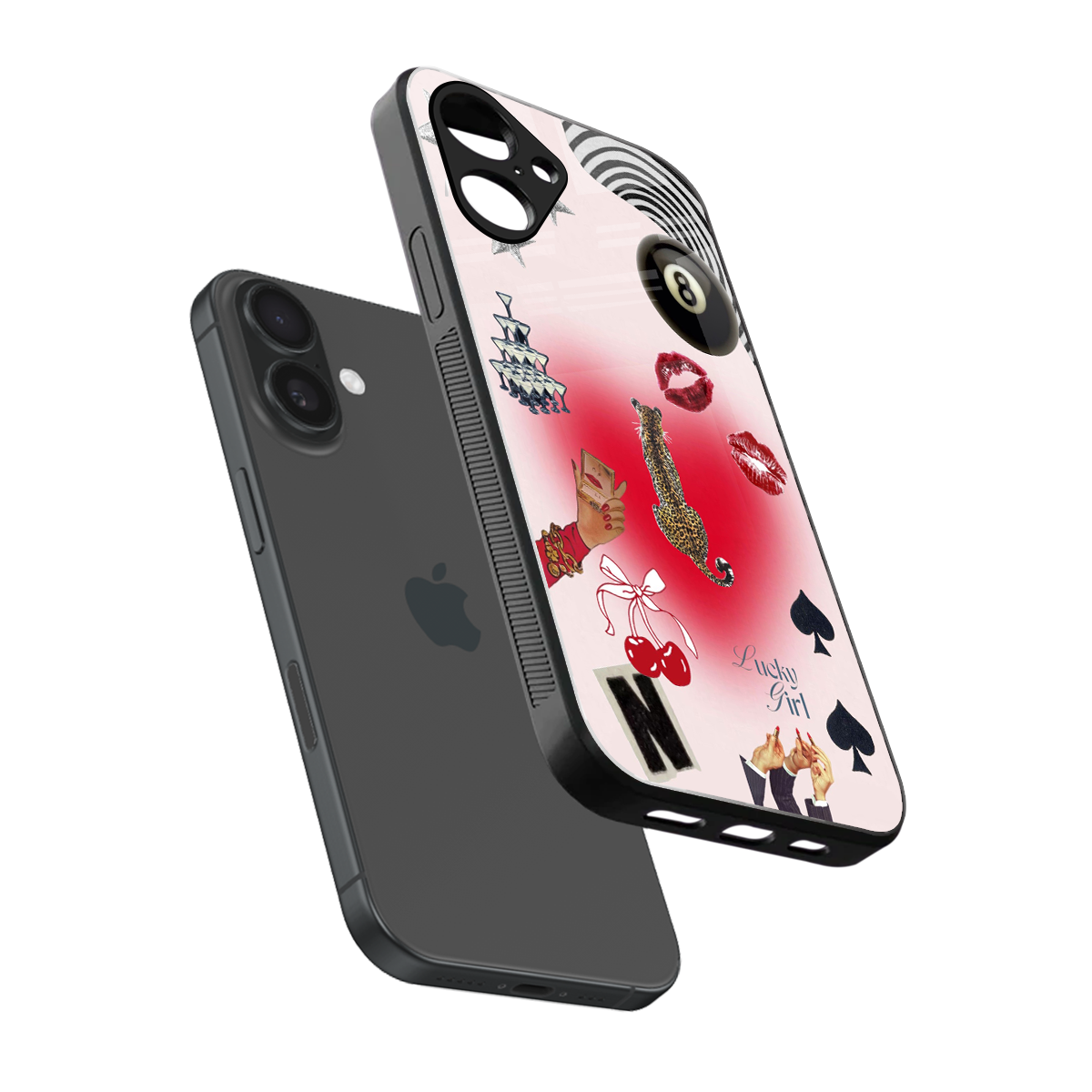 Lucky Charm Phone Case for Iphone 16 | Glass Case