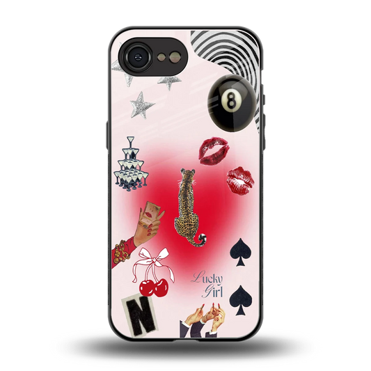 Lucky Charm back phone cover | glass case for iphone 16e