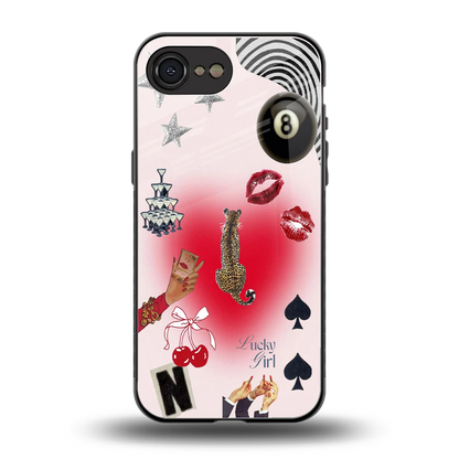 Lucky Charm back phone cover | glass case for iphone 17e