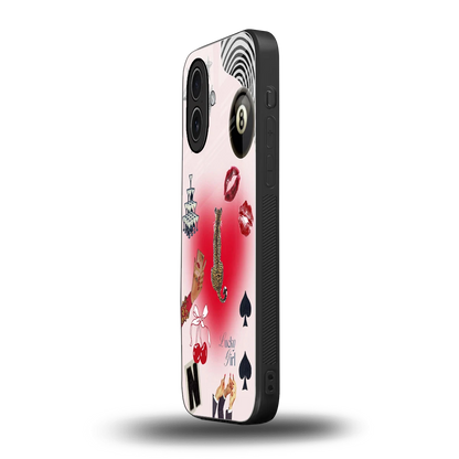Lucky Charm iphone 17 mobile cover | shockproof glass phone case