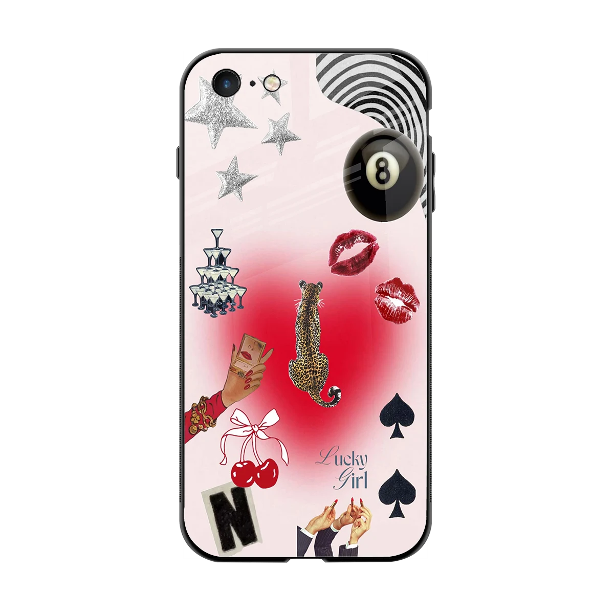Lucky Charm back phone cover | glass case for iphone 6s plus