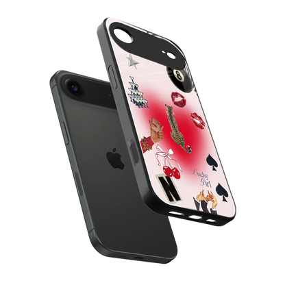 Lucky Charm sleek iphone air cover with tempered glass back and TPU edges
