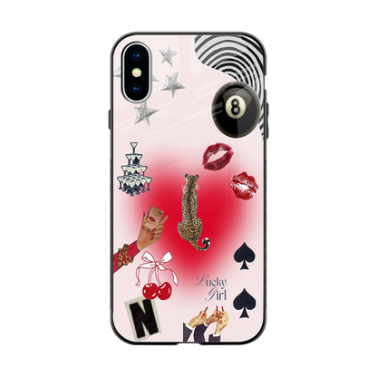 Lucky Charm back phone cover | glass case for iphone x