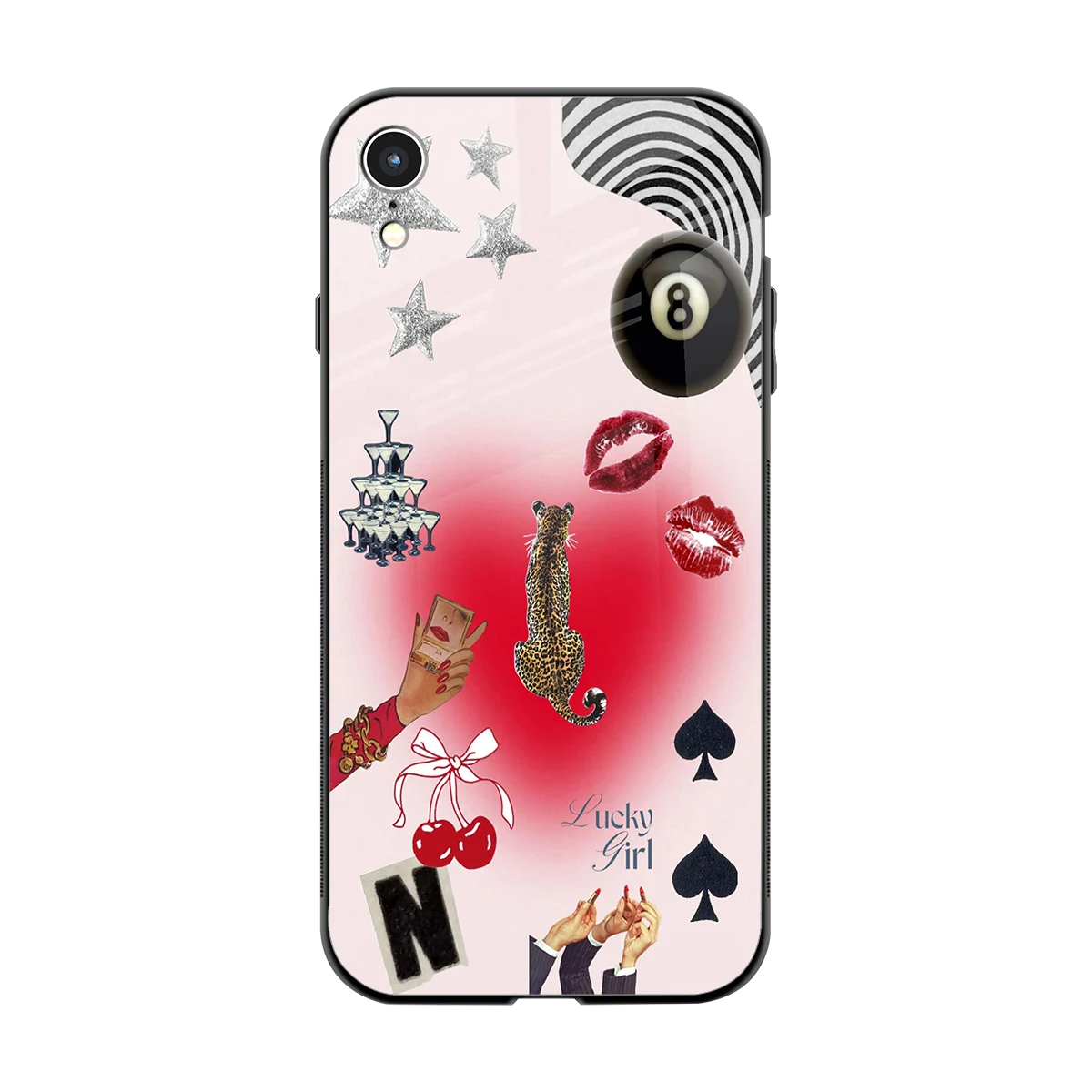 Lucky Charm back phone cover | glass case for iphone xr