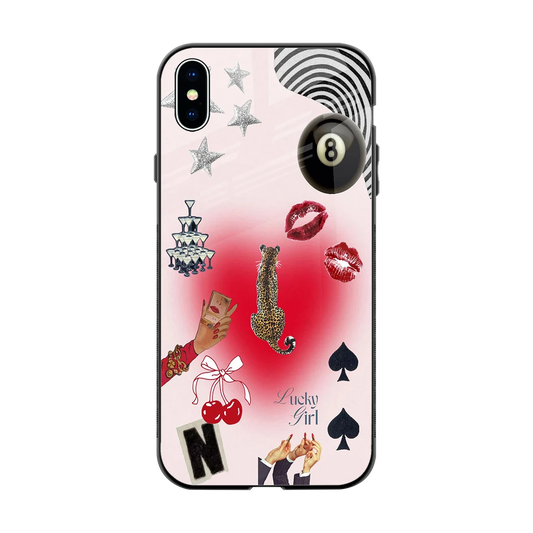 Lucky Charm back phone cover | glass case for iphone xs max
