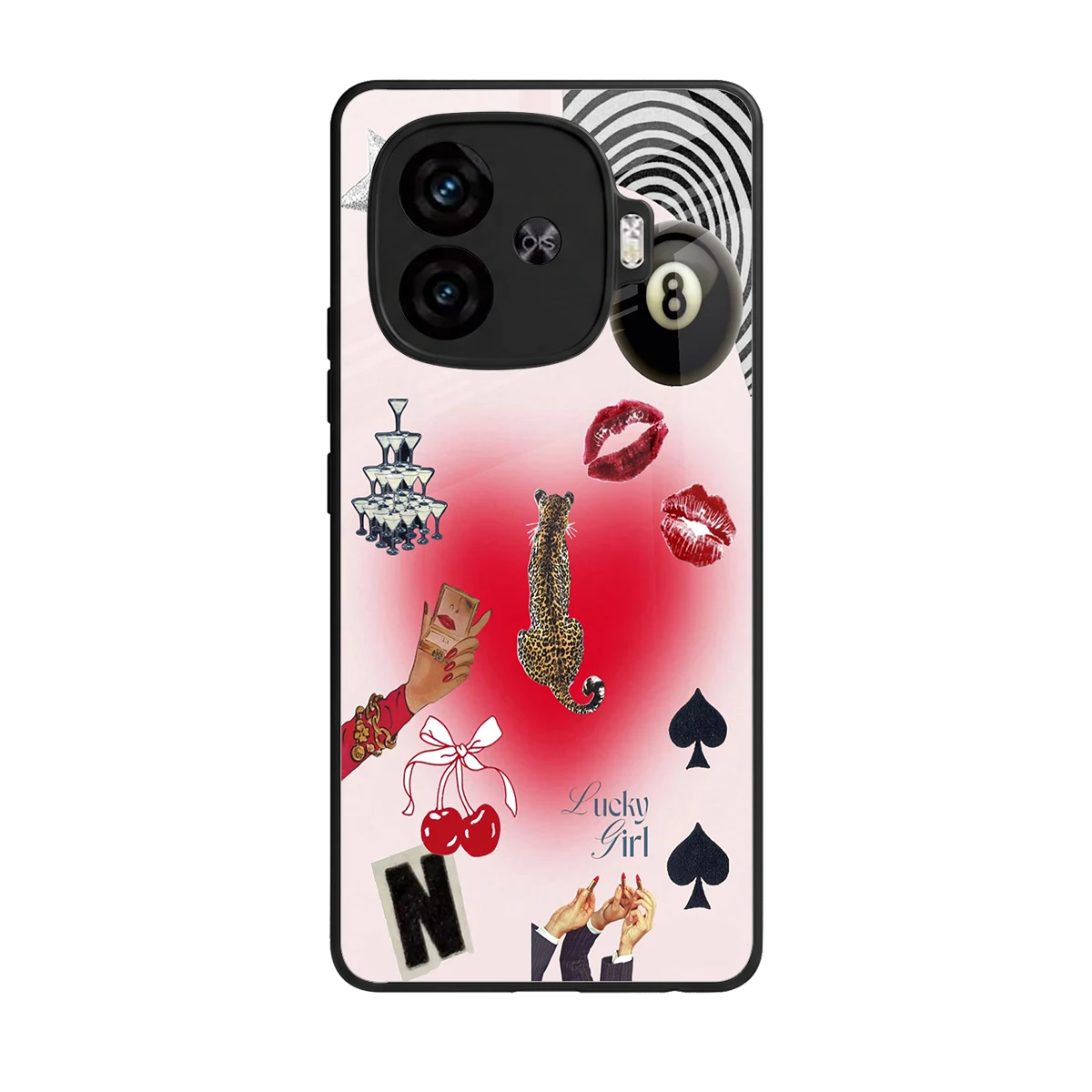 Lucky Charm back phone cover | glass case for iqoo neo 10r 5g
