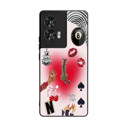 Lucky Charm back phone cover | glass case for motorola edge 50 fusion
