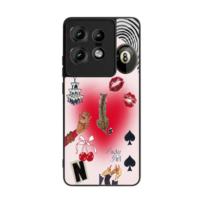 Lucky Charm back phone cover | glass case for motorola edge 50 pro