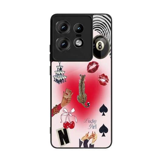Lucky Charm back phone cover | glass case for motorola edge 50 pro