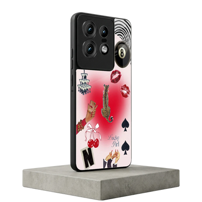 Lucky Charm motorola edge 50 pro mobile cover | shockproof glass phone case