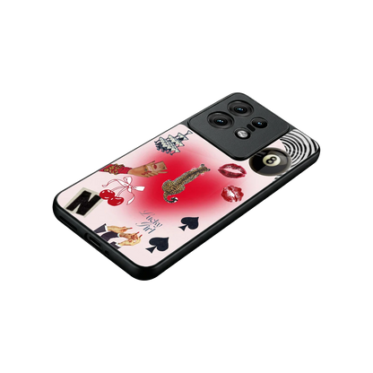 Lucky Charm stylish phone case for motorola edge 50 pro | glossy glass and slim fit