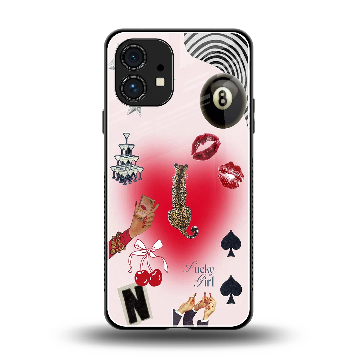 Lucky Charm back phone cover | glass case for nothing phone 1