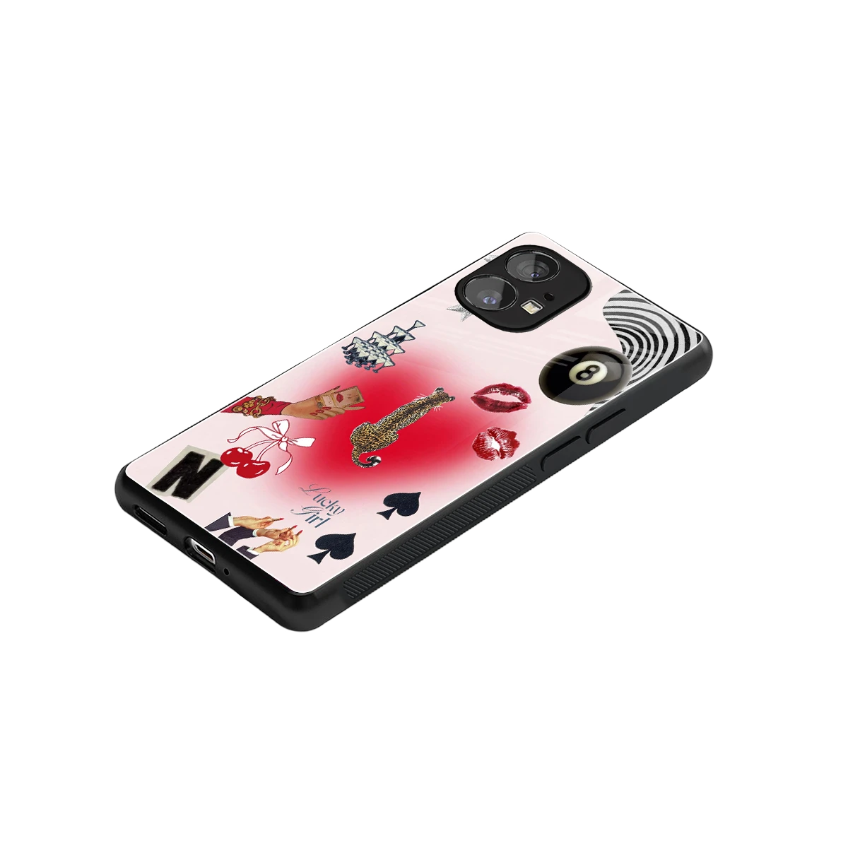Lucky Charm stylish phone case for nothing phone 1 | glossy glass and slim fit