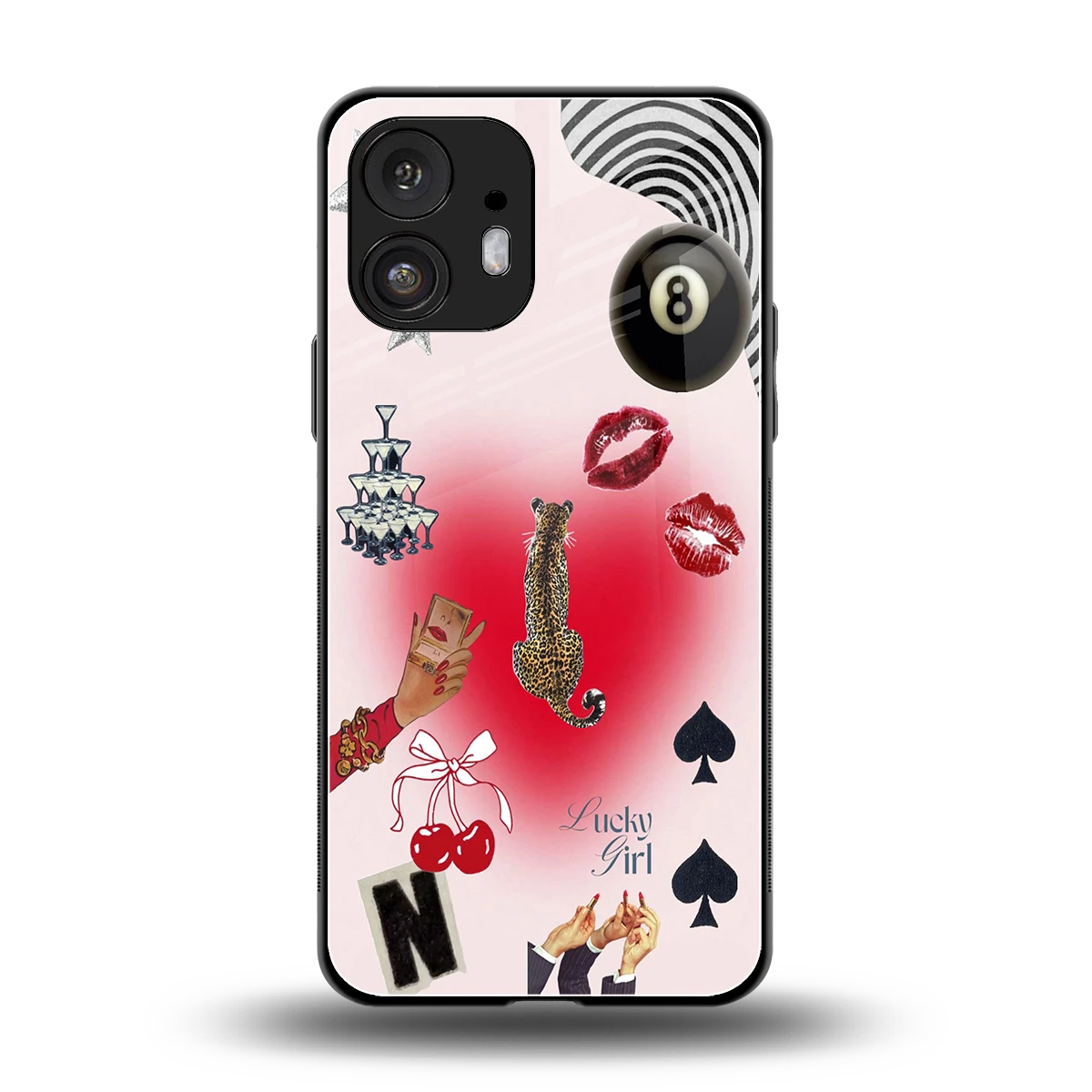 Lucky Charm back phone cover | glass case for nothing phone 2