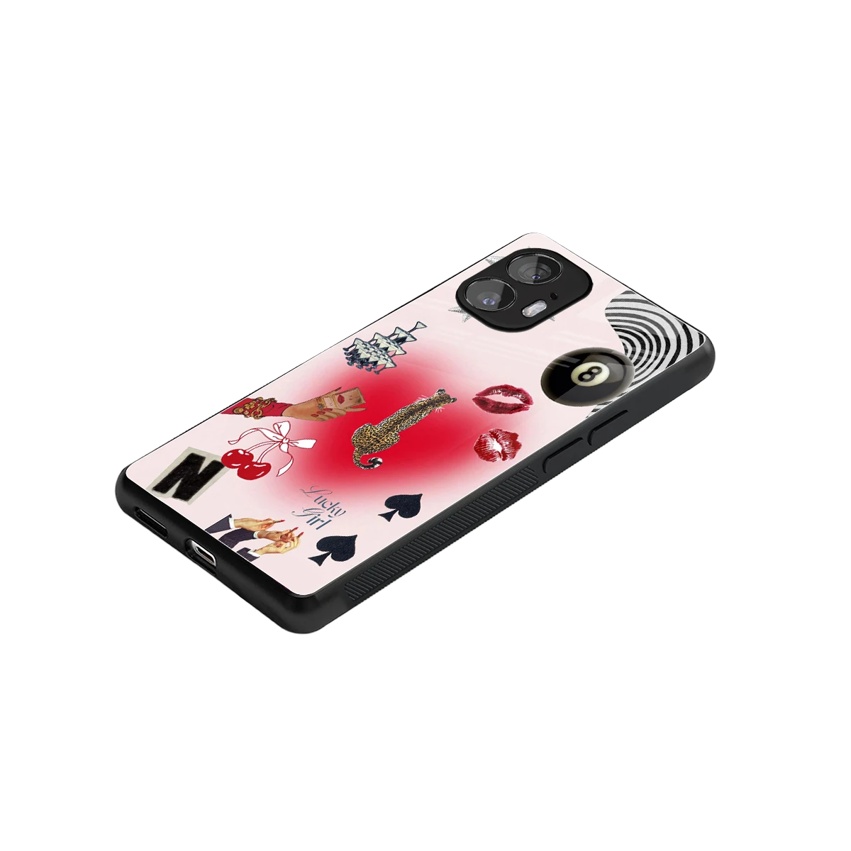 Lucky Charm stylish phone case for nothing phone 2 | glossy glass and slim fit