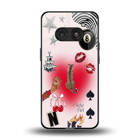 Lucky Charm back phone cover | glass case for nothing phone 2a