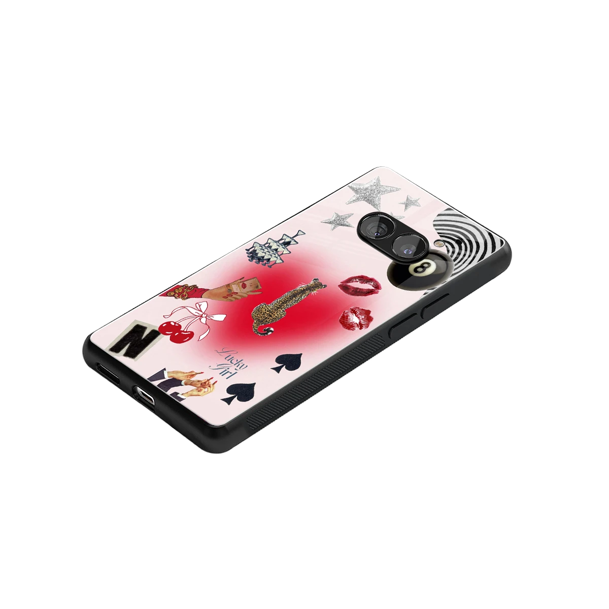 Lucky Charm stylish phone case for nothing phone 2a | glossy glass and slim fit