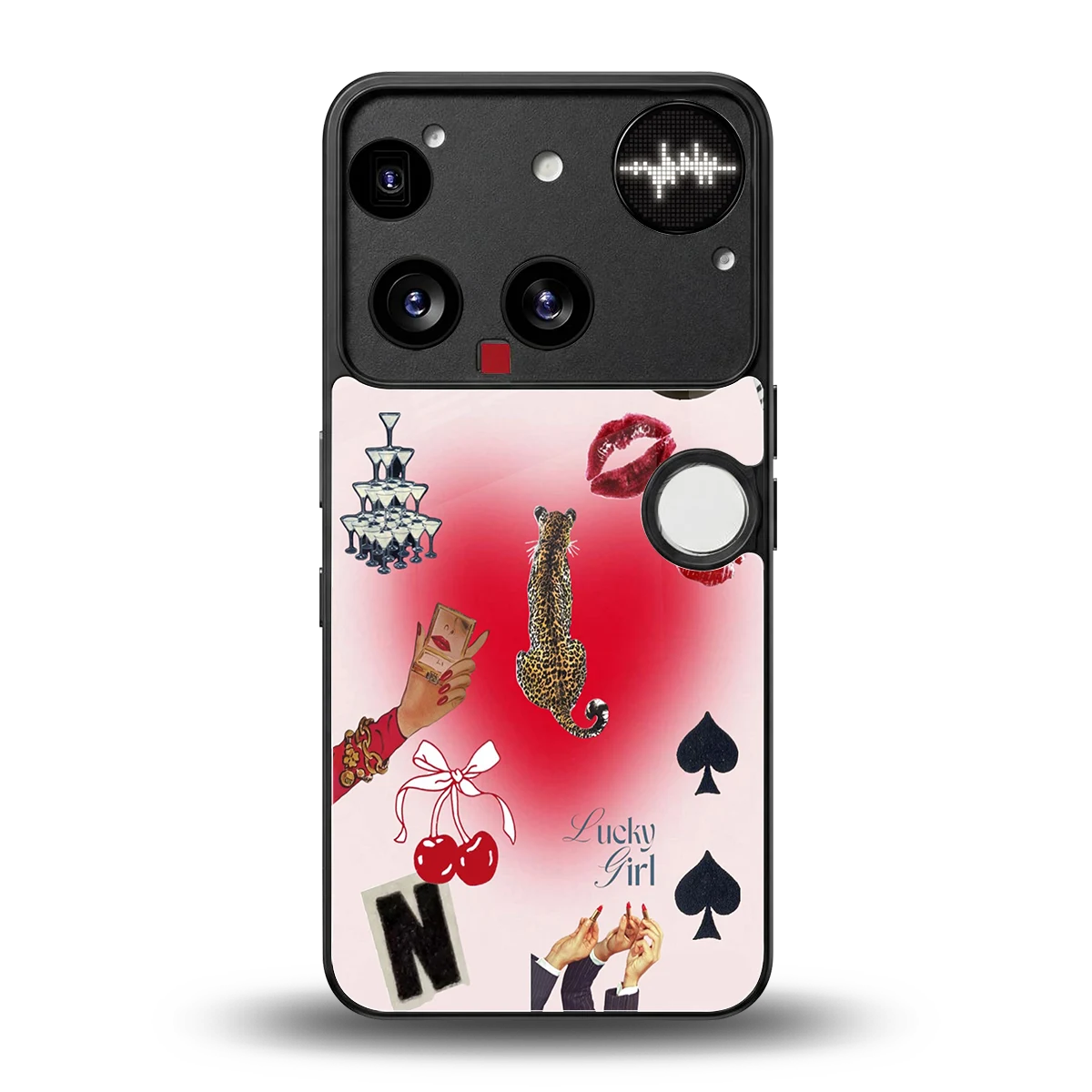 Lucky Charm back phone cover | glass case for nothing phone 3