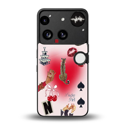 Lucky Charm back phone cover | glass case for nothing phone 3