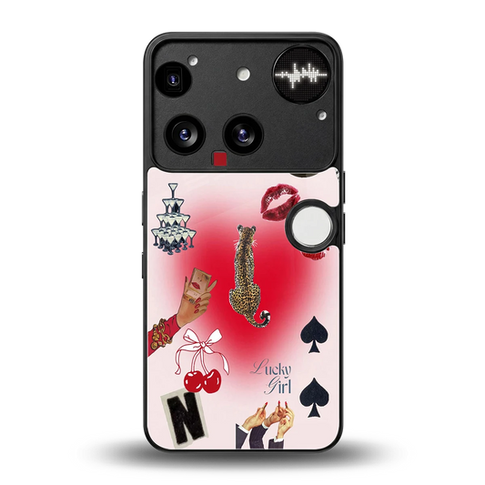 Lucky Charm back phone cover | glass case for nothing phone 3