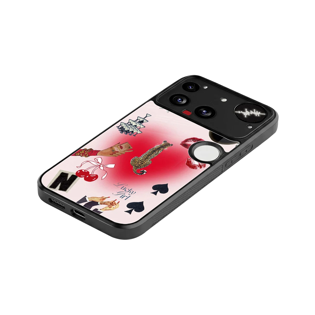 Lucky Charm stylish phone case for nothing phone 3 | glossy glass and slim fit