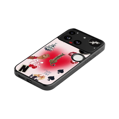 Lucky Charm stylish phone case for nothing phone 3 | glossy glass and slim fit