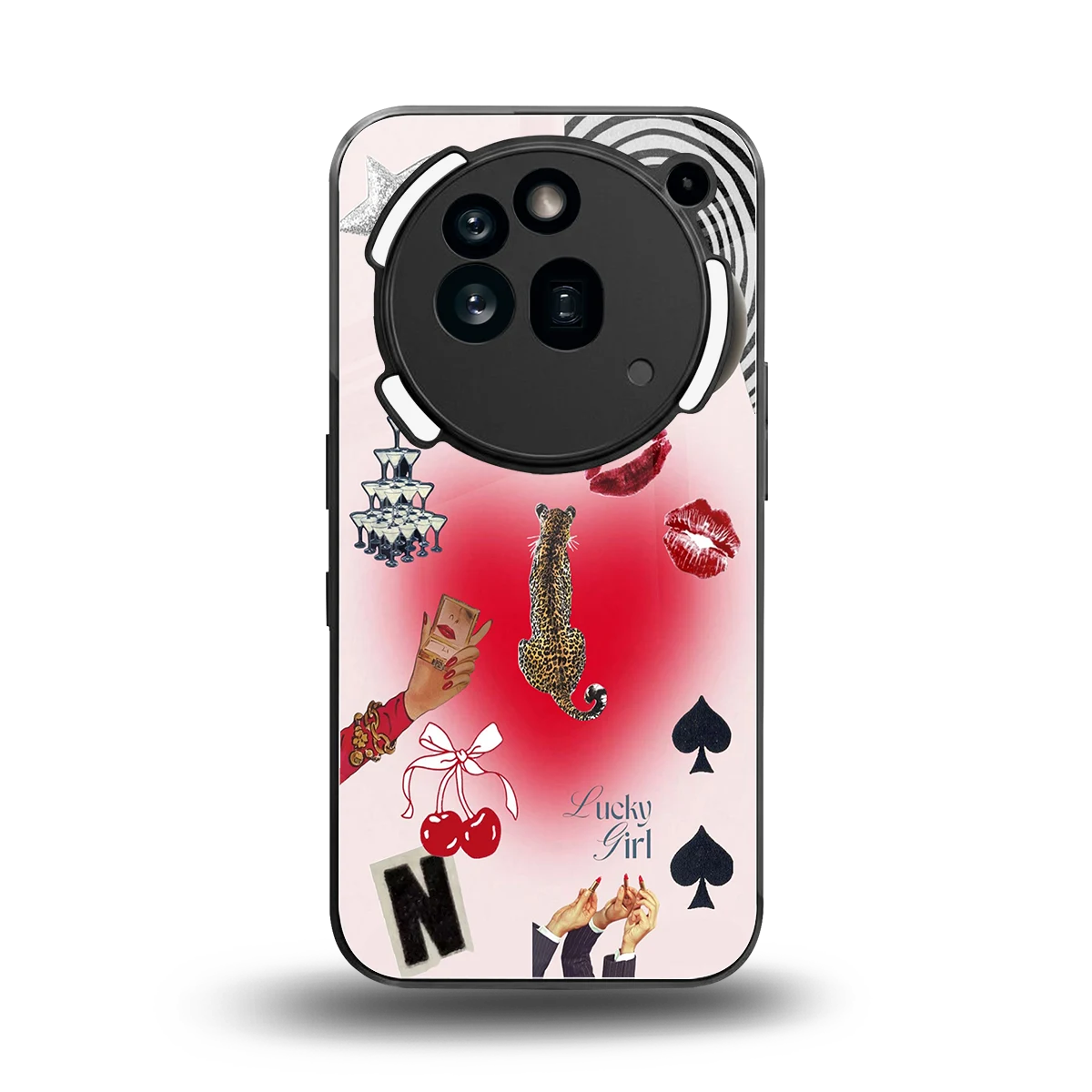 Lucky Charm back phone cover | glass case for nothing phone 3a pro