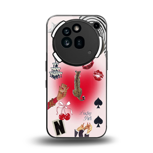 Lucky Charm back phone cover | glass case for nothing phone 3a pro