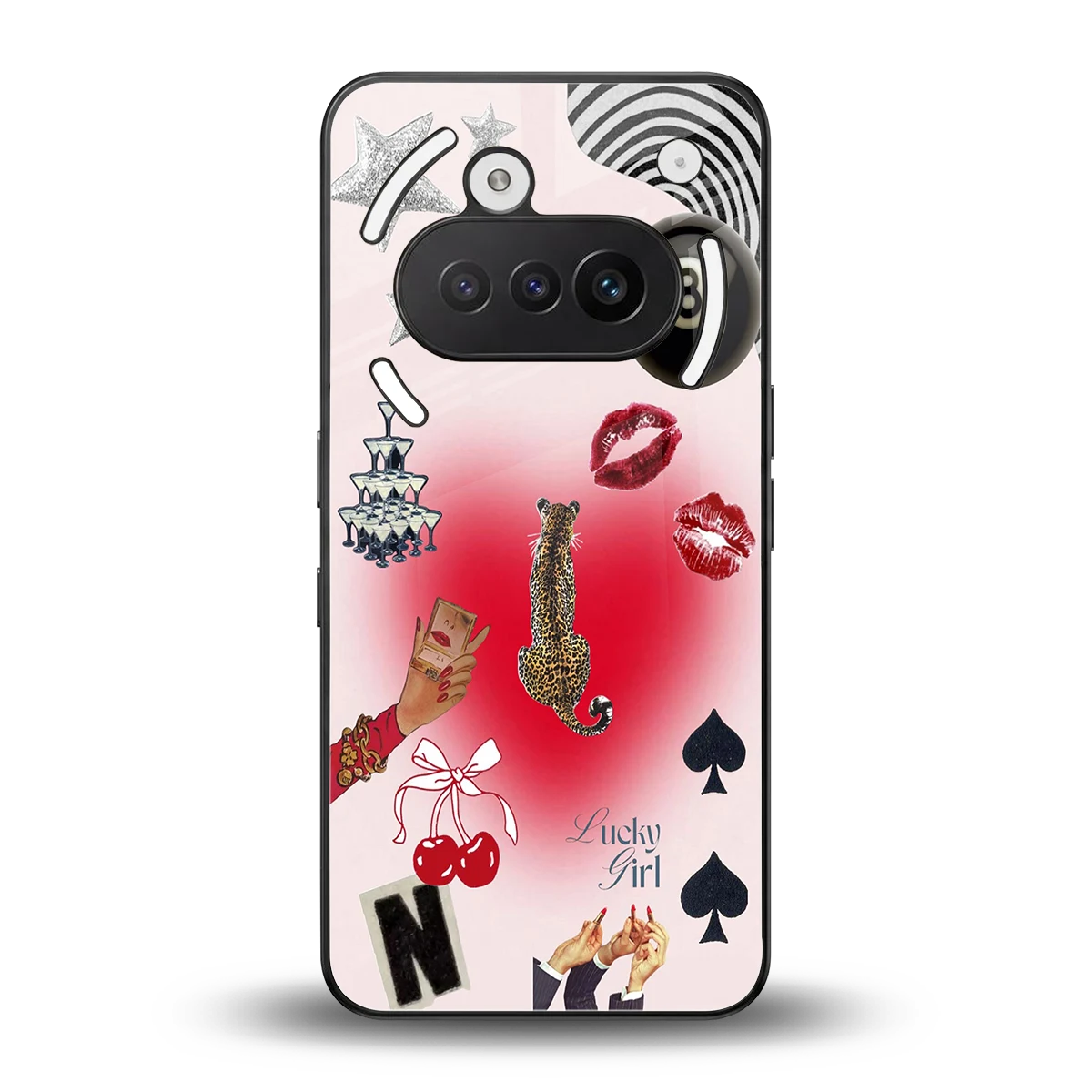Lucky Charm back phone cover | glass case for nothing phone 3a