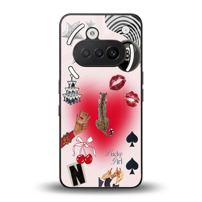 Lucky Charm back phone cover | glass case for nothing phone 3a