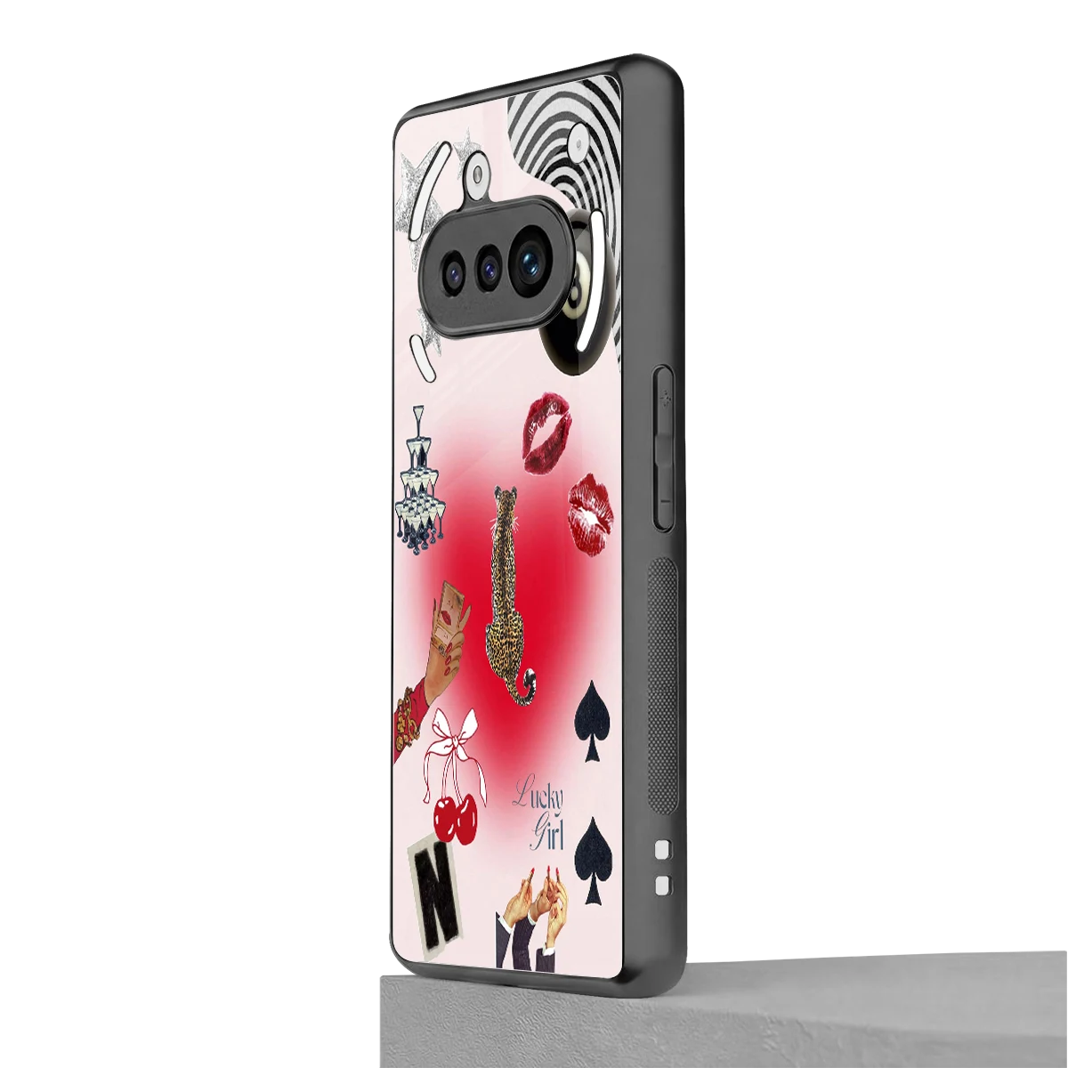 Lucky Charm nothing phone 3a mobile cover | shockproof glass phone case