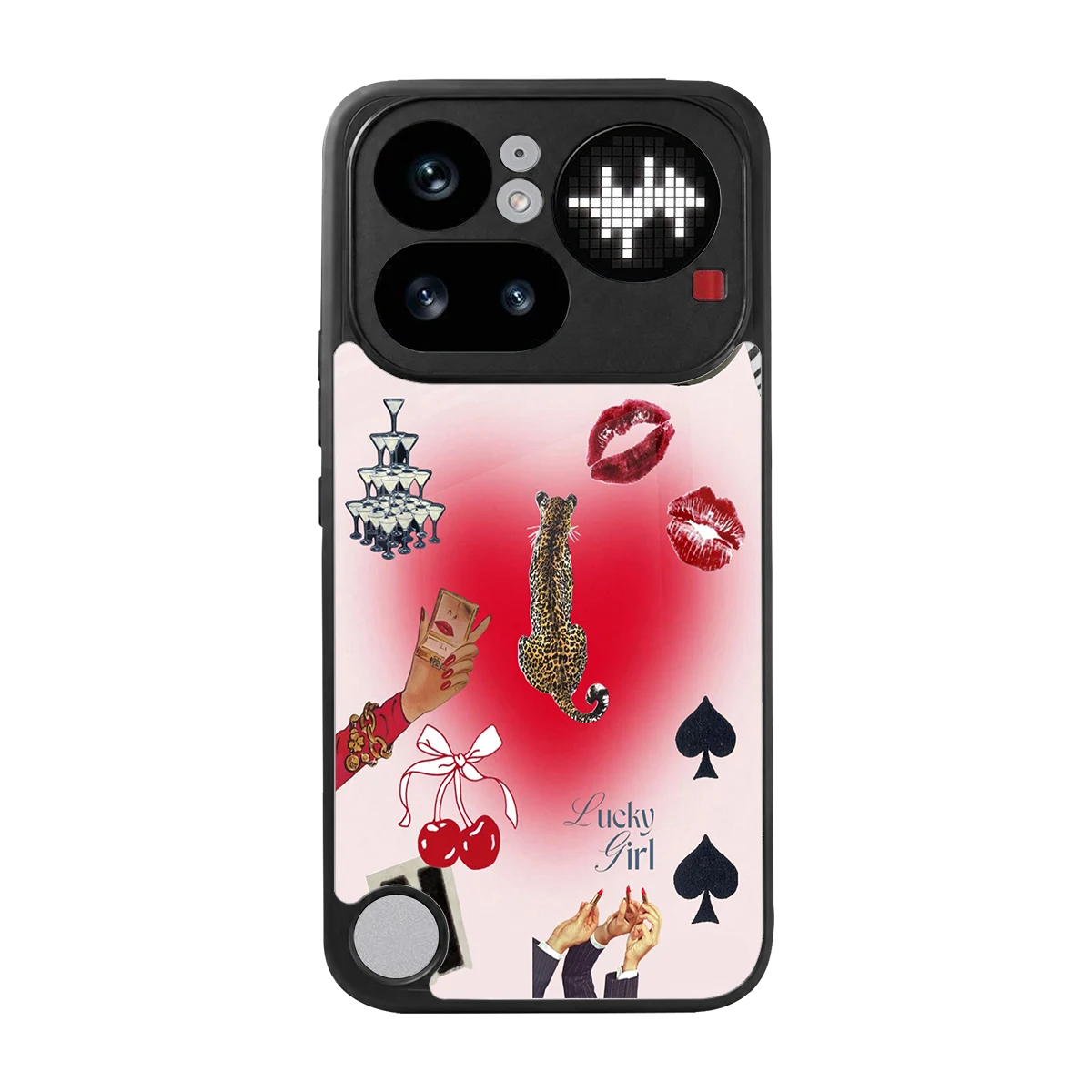 Lucky Charm back phone cover | glass case for nothing phone 4a pro