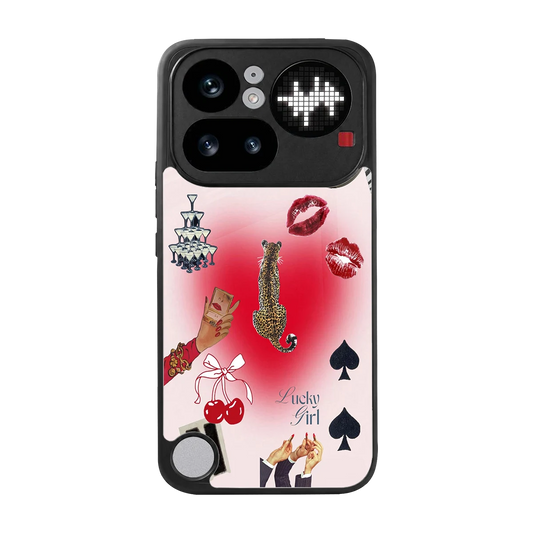 Lucky Charm back phone cover | glass case for nothing phone 4a pro