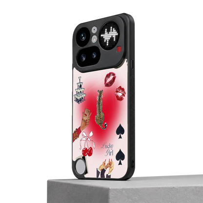 Lucky Charm nothing phone 4a pro mobile cover | shockproof glass phone case