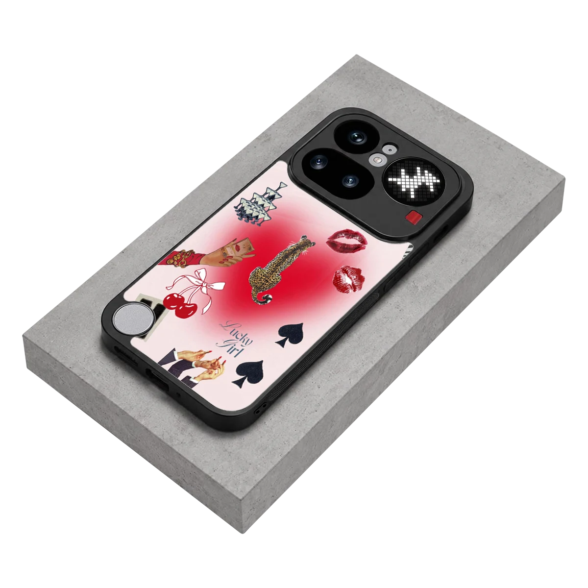 Lucky Charm stylish phone case for nothing phone 4a pro | glossy glass and slim fit