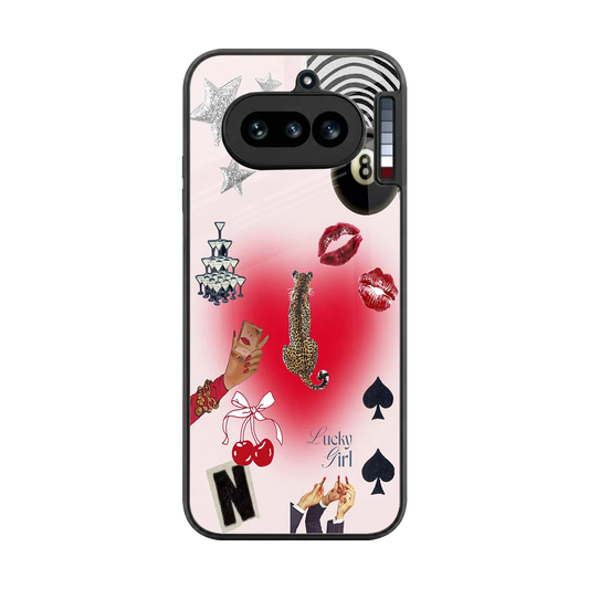 Lucky Charm back phone cover | glass case for nothing phone 4a