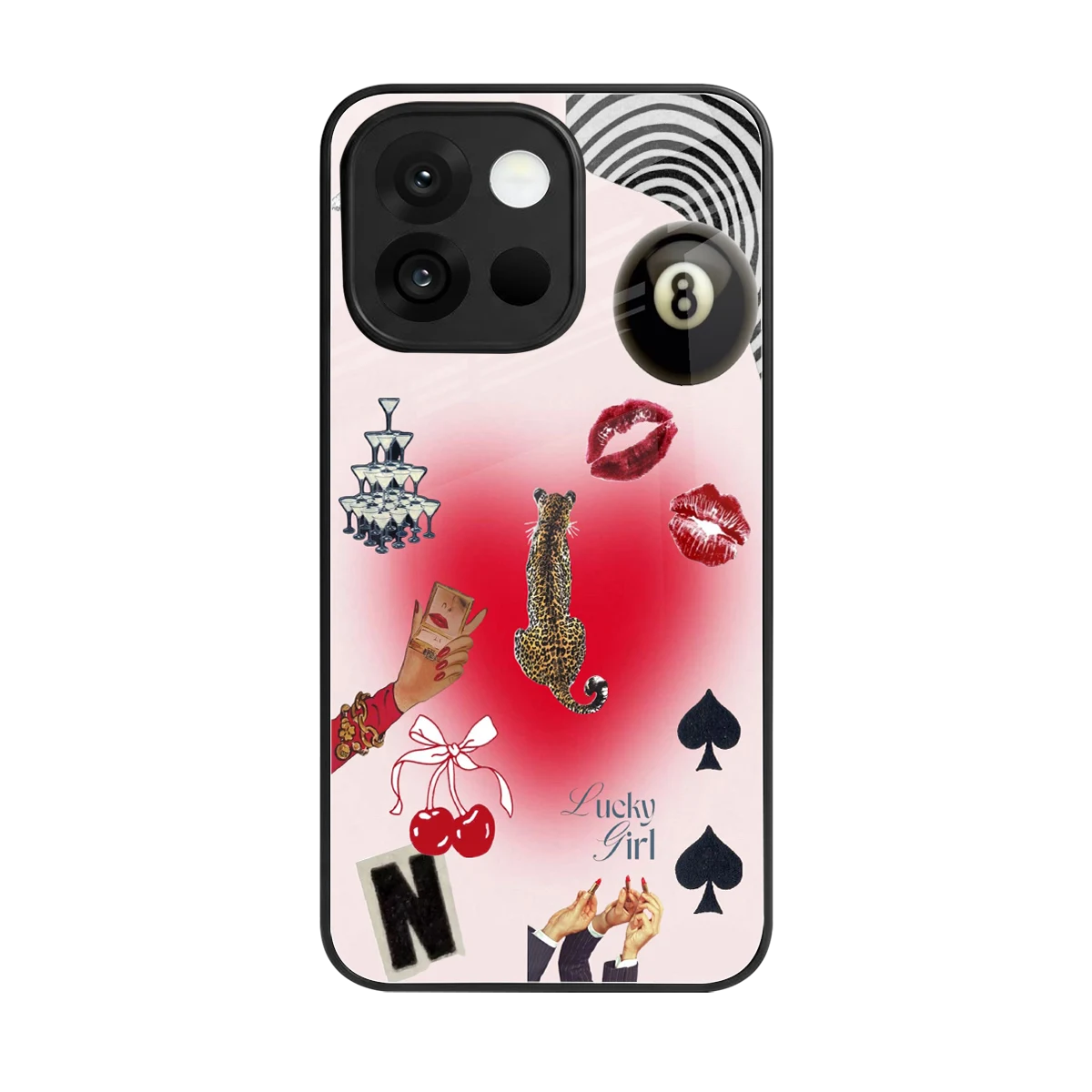 Lucky Charm back phone cover | glass case for oneplus 13s